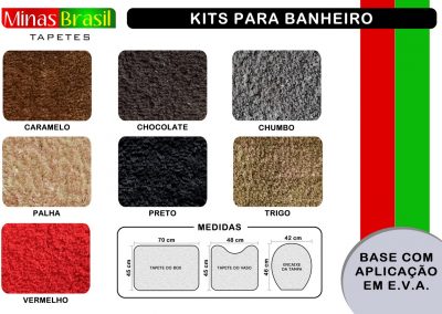 Cores Kits de Banheiro